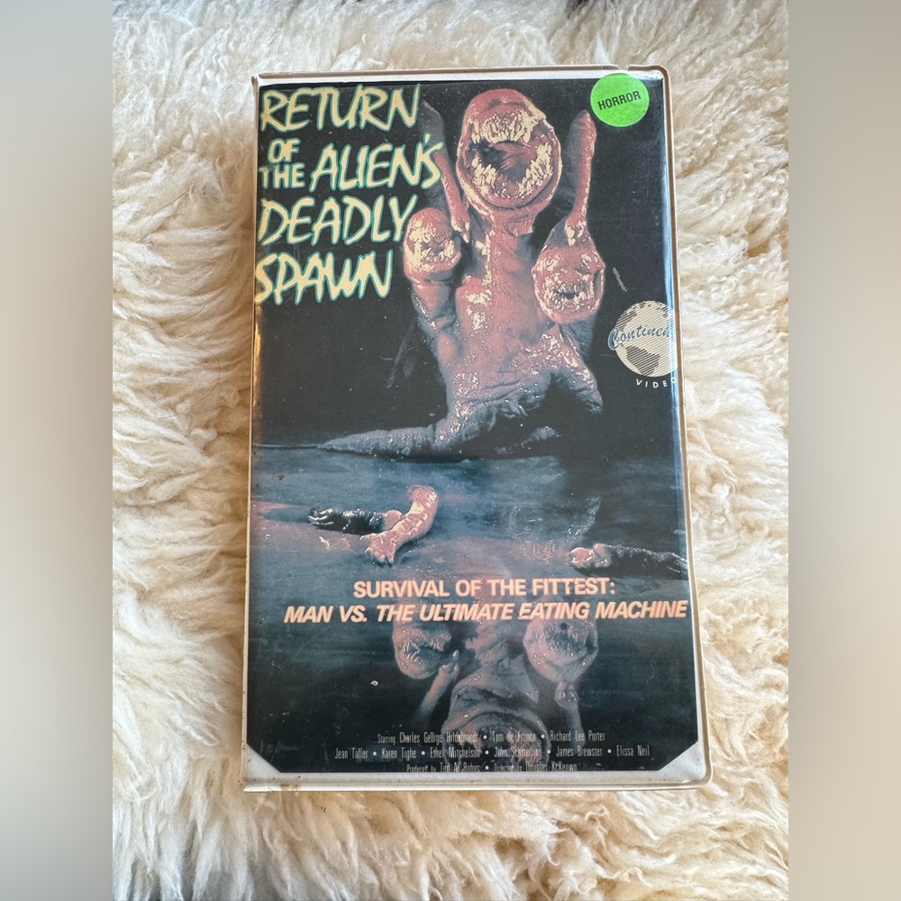 1985 Return of the Aliens Deadly Spawn Horror VHS Horror cult classic